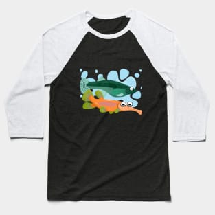 Cool Fishing Baseball T-Shirt